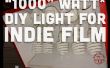 "1000" Watt DIY licht voor Indie Film en fotografie