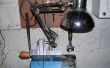 Klem op 12 v Anglepoise Lamp voor hout draaibank gemaakt voor gerecycleerd materiaal. 