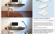 Minimale Float muur Desk - snelle make-over voor massaproductie of DIY