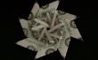 Omzetten van geld vliegende schijf (dollar bill origami)