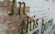 Hoe maak je 'Moss Graffiti'