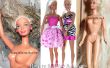 Herstel van een moderne Barbiepop met gematteerd haar