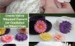Velcro aangesloten bloemen maken voor gehaakte (of andere) Caps