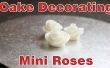 Simpel Cake versieren - Mini Fondant rozen