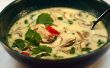 Tom Kha Gai--sopa de coco tailandesa