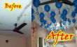 Versier uw huis met ballonnen zweven in de lucht