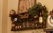 Pallet houten wijnrek en Liquor plank