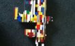 Volledige grootte Lego geweer met Mini werken kruisboog