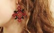 DIY naald oorbellen Tatted