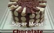 Super vochtige chocoladetaart