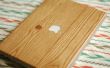 DIY Wood-Grain Laptop Wrap