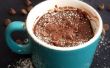 1 minuut Eggless chocolade Mug Cake