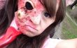 Eenvoudig Zombie/verbrand huid make-up