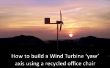 Wind turbine mount met behulp van de stoel van het Bureau van de oude