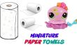 Miniatuur pop papier handdoeken Diy