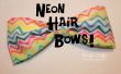 Sharpie geverfd Trendy Neon haren bogen! 