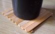 Popsicle stick coasters