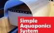 Eenvoudige Aquaponics systeem overstroming en afvoer