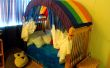 Maken van een regenboog luifel voor uw kinderkamer