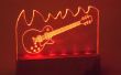 LED licht op Les Paul gravure