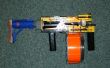 De eerste volautomatische, clip fead, LEGO Nerf gun: Raptor CS-35