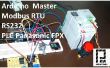 Arduino Modbus Master RTU en PLC Panasonic FPX-C14R