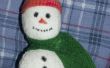Schattige sneeuwpop ornamenten
