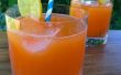 Honing-gezoet wortel limonade
