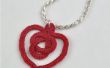 Celtic Heart Necklace tatted