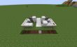 Minecraft Redstone 2 x 2-zuiger deur