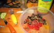 Italiaanse Baccala (zout Cod) salade met olijven