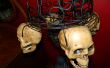 DIY bij kaarslicht schedel opknoping kroonluchter, Halloween prop