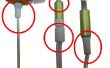Hoofdtelefoon kabel gebroken spreker eind (No/laag geluid van de ene kant) repareren