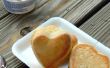 Schattig hart gevuld diner rollen | Kokosnoot broodjes
