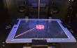 IPad glas als 3D printen bouwen platform