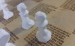 Gedecimeerd 3D afgedrukt schaakbord afgedrukt op Series 1