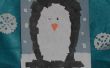 Gescheurd papier Penguin Collage Arts and Crafts Project voor Kids