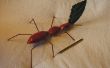 Metalen blad cutter ant sculpturen, grote