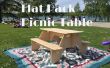 Flat-Pack picknicktafel van 1 vel multiplex
