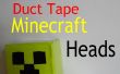 Mini Duct Tape Minecraft hoofden