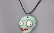 Zombie Polymer Clay ketting