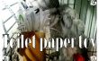 Gerecycled wc-papier rollen in super gemakkelijk papegaaien speelgoed
