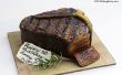 Realistische Porterhouse Steak taart