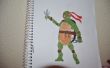 Teenage mutant ninja turtles tekening