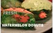 Verse watermeloen donuts