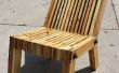Pallet houten stoel zat