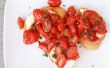 Geroosterde tomaat en Ricotta Crostini