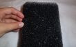 Hoe te knippen een spons ter dekking van de inname van de filter