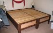 DIY Bed met opslag voor onder $100