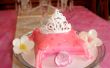 Princess kussen taart met eetbare Tiara